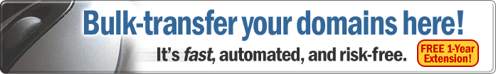Bulk-transfer you domain here. It's fast, automated, and risk-free.