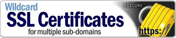 Secure your web site with up to 256-bit encryption with a SSL Certificate from GimmeMyDomains.com