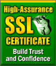 Build trust and confidence with a GimmeMyDomains.com High-Assurance SSL Certificate.